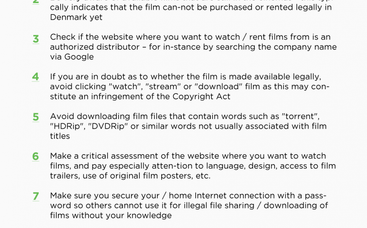Questions and answers regarding illegal file sharing and download